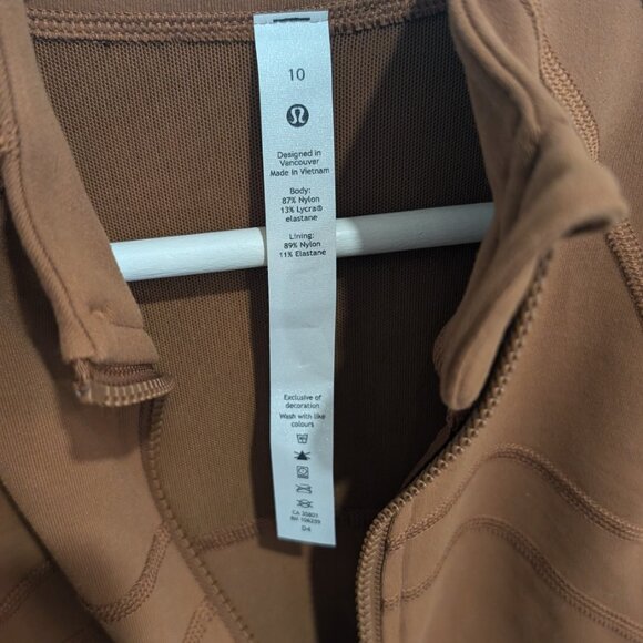 Lululemon Define Jacket Luon in Copper Brown - Picture 3 of 3